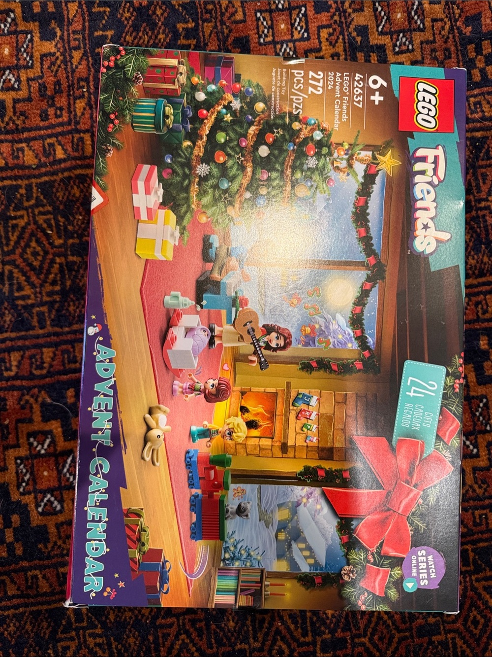 Lego Friends Holiday Advent Scene - Red, Green, Blue, Pink, Purple